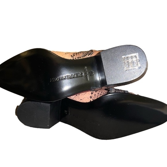 𝅺New! Pierre Hardy Reno Snake-Print Patchwork Zip Booties, Size 7 - Picture 8 of 13